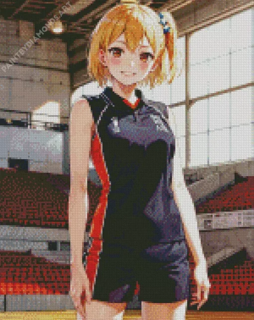 Haikyuu Hitoka Yachi Diamond Painting