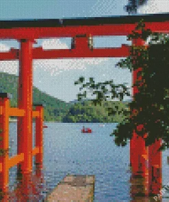 Hakone Shinto Shrine Diamond Painting