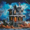 Halloween House Diamond Painting