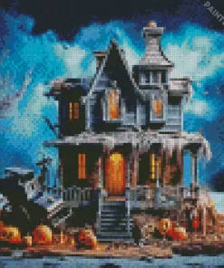 Halloween House Diamond Painting