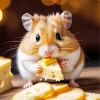 Hamster Eating Diamond Painting