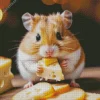 Hamster Eating Diamond Painting