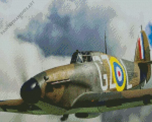 Hawker Hurricane Diamond Painting