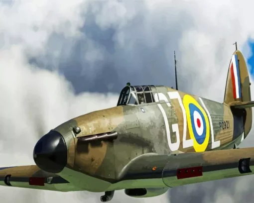 Hawker Hurricane Diamond Painting