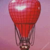 Heart Air Balloon Diamond Painting