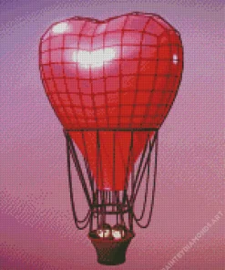 Heart Air Balloon Diamond Painting