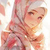 Hijab Anime Girl Diamond Painting