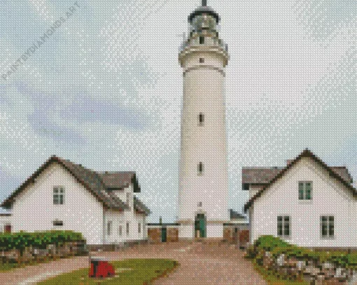 Hirtshals Fyr Lighthouse Diamond Painting