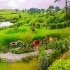 Hobbiton House Landscape Diamond Painting