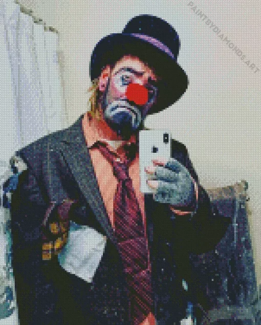 Hobo Clown Diamond Painting