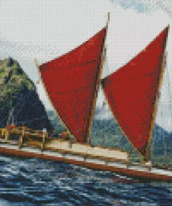 Hokulea Boat Diamond Painting