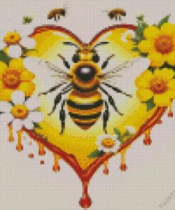 Honey And Heart Diamond Painting