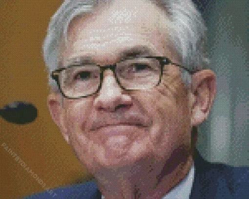 Jerome Powell Smiling Diamond Painting