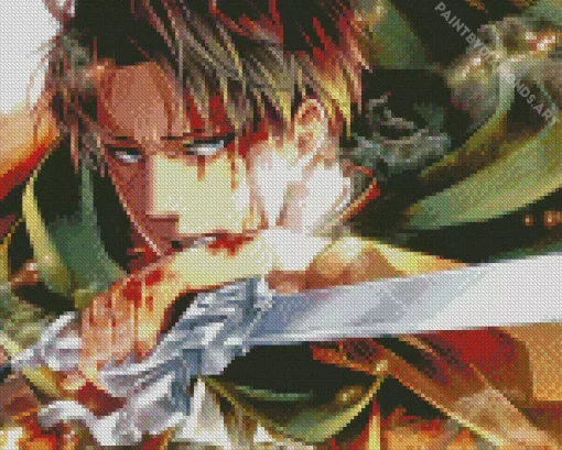 Levi Ackerman Art Diamond Painting