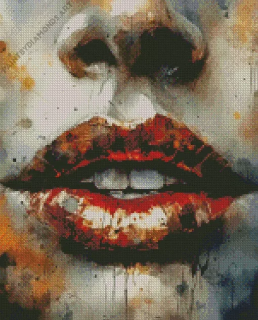 Lips Diamond Painting