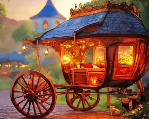 Magical Gypsy Caravan Diamond Painting