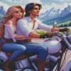 Modern Rapunzel And Flynn Diamond Painting