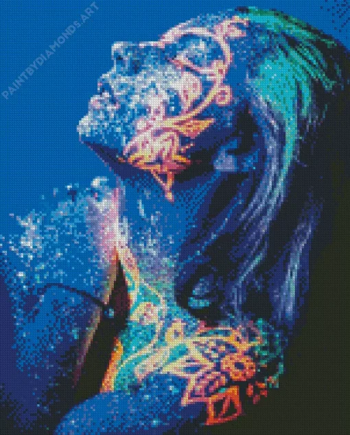 Neon Body Art Diamond Painting