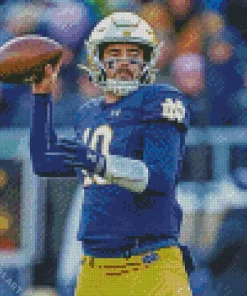 Notre Dame Football Player Diamond Painting