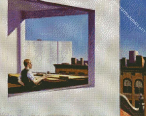 Office In A Small City Edward Hopper Diamond Painting