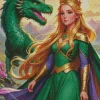 Princess Dragon Art Diamond Painting