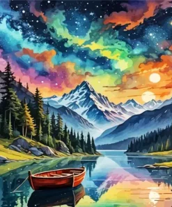 Row Boat Diamond Painting