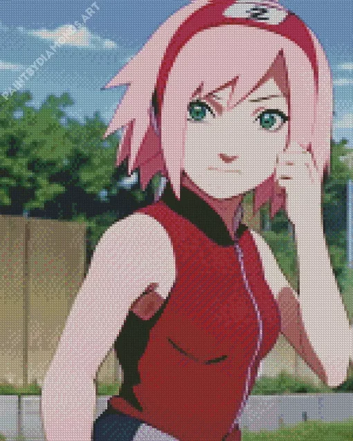 Sakura Haruno Diamond Painting