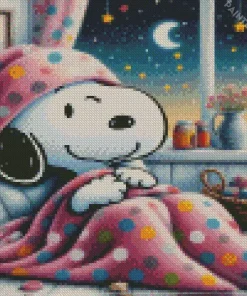 Sleepy Snoopy Diamond Painting