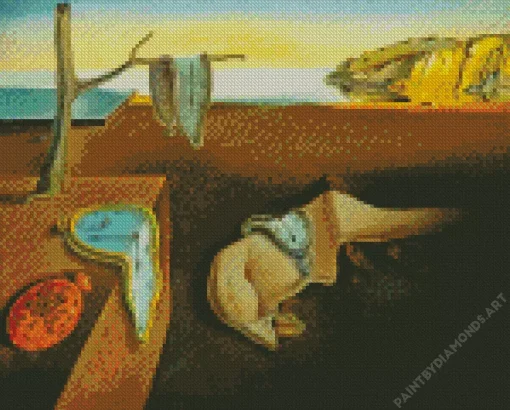 The Persistence Of Memory Diamond Painting