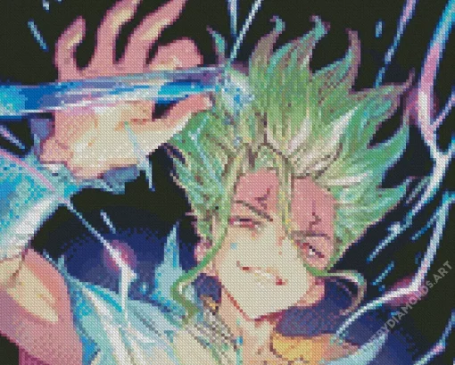 Senku Ishigami Diamond Painting