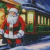 Christmas Train Diamond Painting