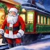 Christmas Train Diamond Painting