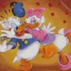 Donald Duck Kissing Diamond Painting