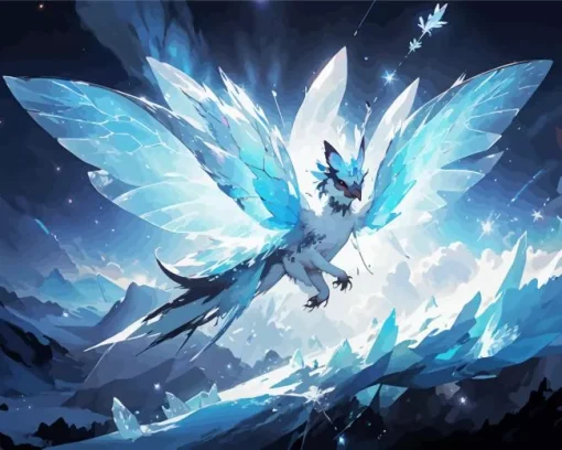 Ice Phoenix Diamond Painting