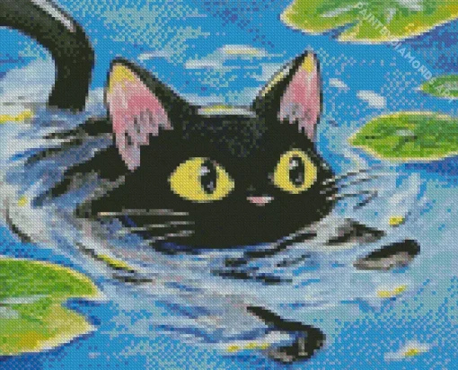 Jiji Cat Diamond Painting