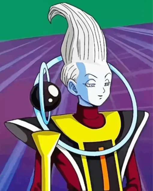 Whis Dragon Ball Diamond Painting