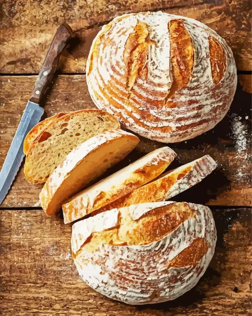 Baked Bread Diamond Dotz Baked Bread Diamond Painting