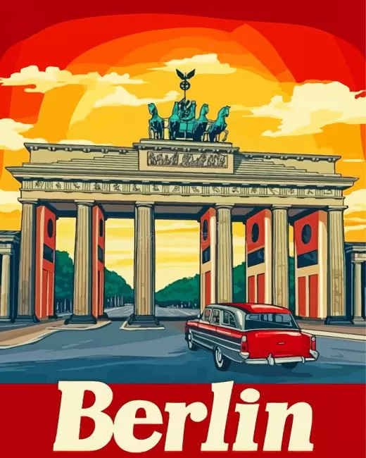 Berlin Germany brandenburg gate Diamond Dotz Berlin Germany Brandenburg Gate Diamond Painting