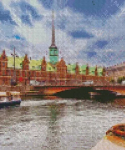 Borsen Historical Place Diamond Painting