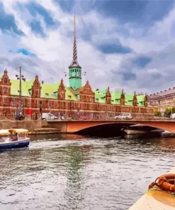 Borsen Historical Place Diamond Painting