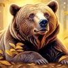 Brown Bear Diamond Painting