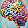 Colorful Brain Art Diamond Painting