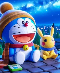 Doraemon Art Diamond Painting