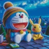 Doraemon Art Diamond Painting