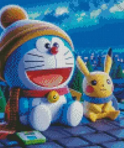Doraemon Art Diamond Painting