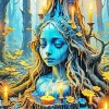 Fantasy Candle Lady Diamond Painting