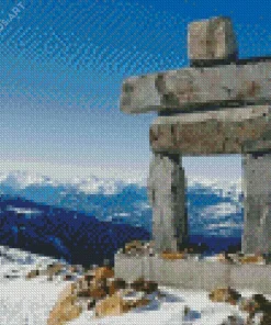 Inukshuk Whistler Diamond Painting