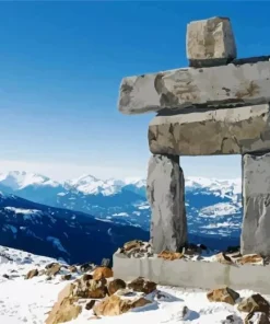 Inukshuk Whistler Diamond Painting