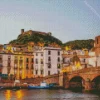 Italy Bosa Town Diamond Painting