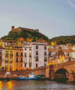 Italy Bosa Town Diamond Painting